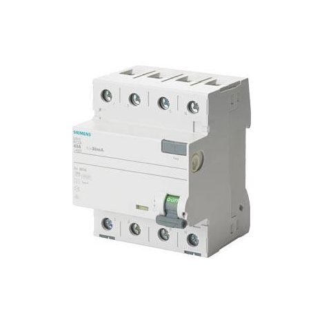 Siemens 5SV33463 5SV3346-3 Interrupteur différentiel F 63 A 0.03 A 400 V (1/2)