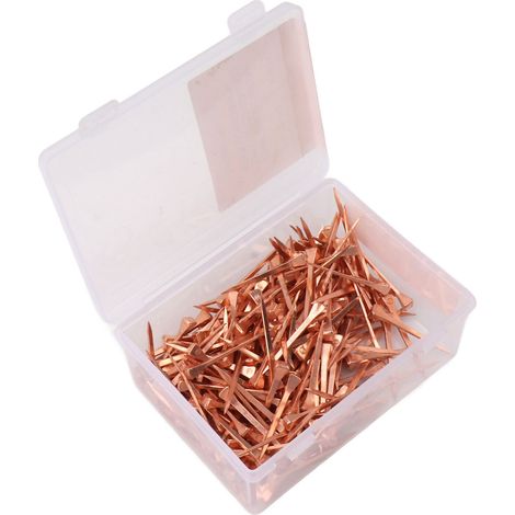 250 Clous en Fer à Cheval Cuivrés Antirouille Matériel Équestre Accessoires pour Animaux 47,5 mm E4 (1/5)