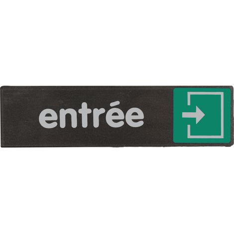Plaque de porte Entrée - Access 170x45mm - 4037523