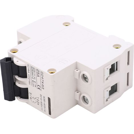 Miniatur-AC/DC-2P-25A-400V-Leistungsschalter, DIN-Schiene, für Photovoltaik-Solaranlagen, DZ47X 63, Schaltungsschutz. (1/5)
