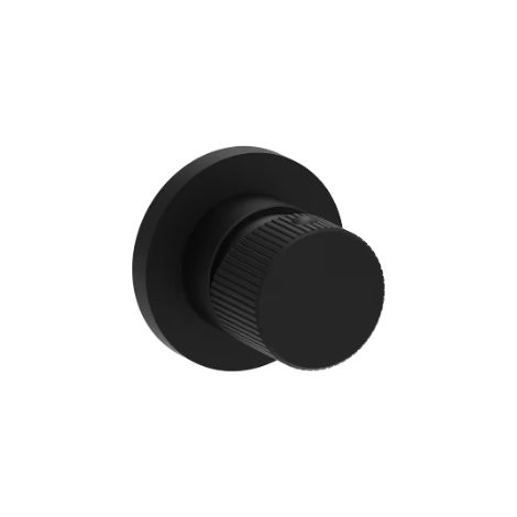 Mitigeur encastré noir pour douche, 1 sortie avec plaque Ø70 mm Paffoni série Jo JO010NO70  Noir (1/2)
