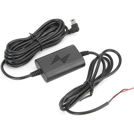 Kit de câble câblé pour caméra embarquée, câble mini USB abaisseur coudé à gauche 12V/24V vers 5V 2,5A, pour la surveillance de stationnement. (1/5)