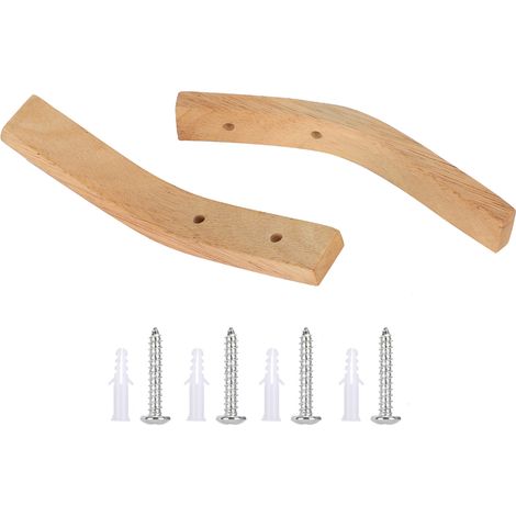 Wandhaken aus Holz für Mäntel, Hüte, Handtücher und Schlüssel – Wandaufbewahrung (1/5)