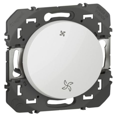 Interrupteur commande VMC dooxie finition blanc - LEGRAND