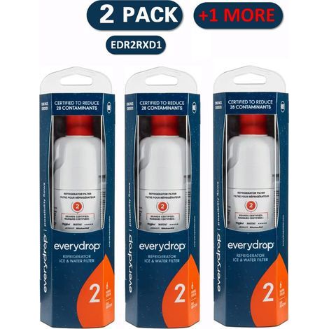 Compatible with Whirlpool Everydrop Water and Ice Filters, 3-Pack, EDR2RXD1 (1/5)