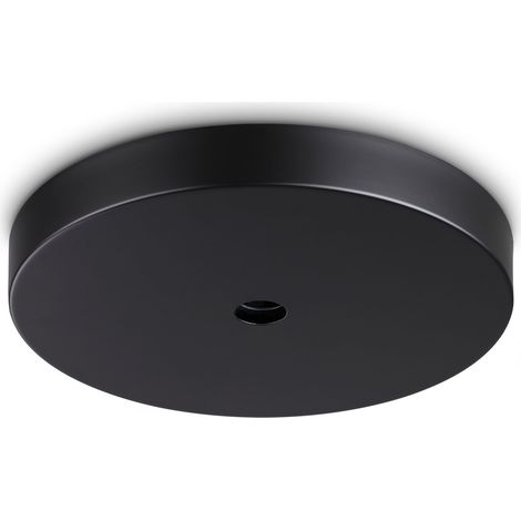 Ideal Lux Plafoniera moderna Mapa 1 luce E14 nero alluminio vetro