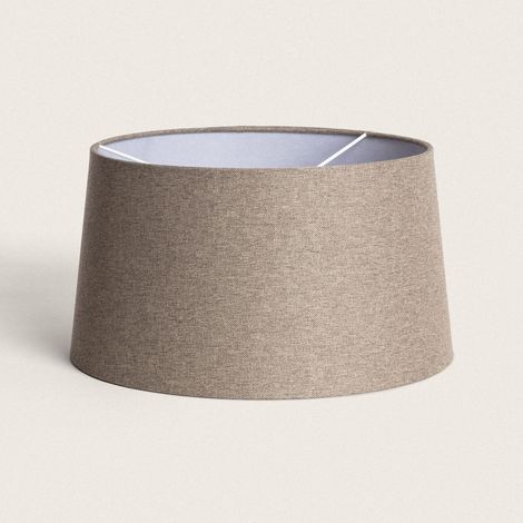 Pantalla Lámpara Lino Vonge Trude Gris