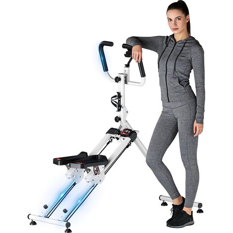 Stepper Fitness Appartement, Vertical Climber Pliable avec 3 Modes (1/5)