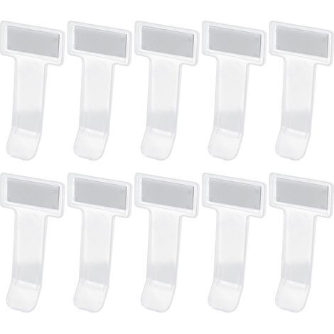 10 Pièces Porte-Cartes Transparent pour Billets, Permis de Stationnement, Organisation de Bureau, Gain de Place (1/5)