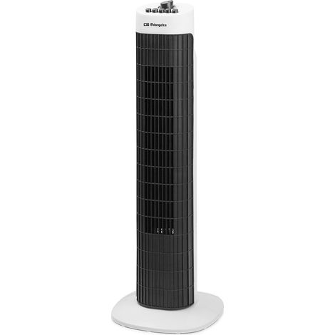 Orbegozo Ventilador de torre TW 0730, 3 velocidades, 78 cm altura, oscilante, temporizador, 45W (1/5)