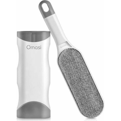 Animaux Chat & Chien - Brosse de Nettoyage Magique Réutilisable Enlève Poils - Brosse Poil Animaux Magique Chien & Chat de Nettoyage(vêtements/canapé/Voiture/lit)-Gris (1/5)