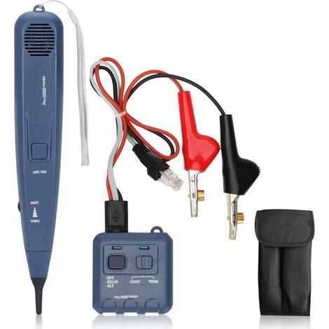 Pro3000 Tongenerator- und Prüfset, elektrisches Tonergerät, Toner- und Drahtprüfset, Mobilfunkleitungsdetektor mit SmartTone-Technologie (1/5)