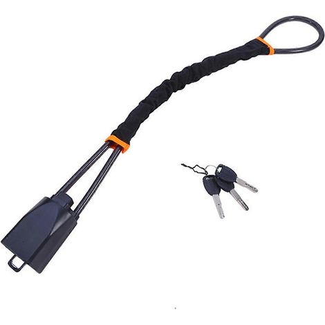 Antivol de volant universel pour ceinture de sécurité, noir (1/5)
