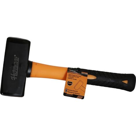 TRADE SHOP - Martello Mazzuolo Di Tipo Pesante Mazzola In Fibra 2kg Con Manico Antiscivolo -
