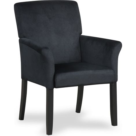 COSTWAY Waiting Room Chair Velvet Executive Reception Chair w/ Padded Armrests
