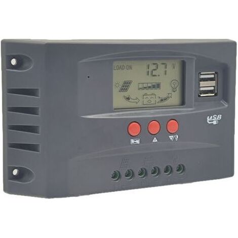 MPPT 12V/24V Photovoltaik-Solarladeregler, automatische Spannungsregelung, 40A Photovoltaik-Last (1/5)