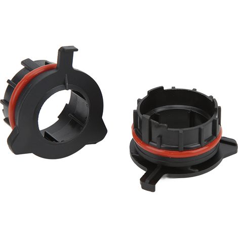 Lot de 2 adaptateurs pour ampoule 100W en ABS robuste, connecteurs pour phares LED H7, socles conversion facile TK-124 IP68 (1/5)