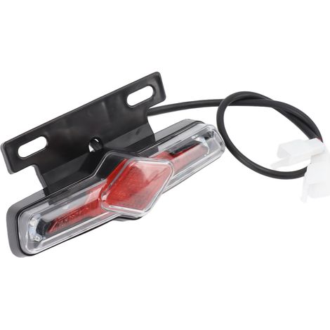 Feu arrière de vélo 3 en 1 avec clignotant, feu stop et feu de sécurité intégré, étanche, pour vélo électrique 36-60 V
