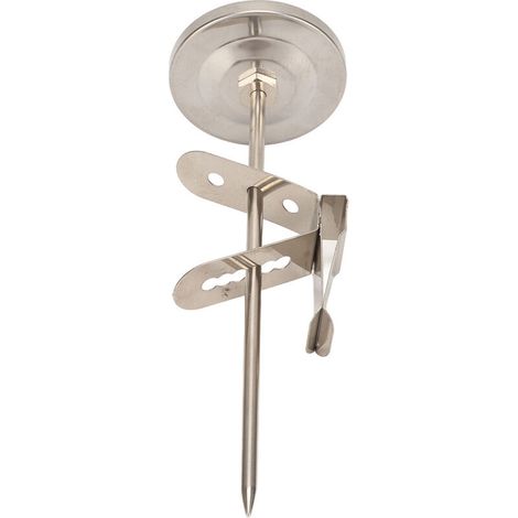 Thermomètre de four à sonde, grand cadran, en acier inoxydable, avec clip amovible.-AquaForge (1/5)