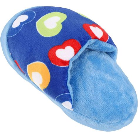 Pantoufle en peluche pour chien qui couine, jouet à mâcher en forme de chausson, jouet à modeler (1/4)
