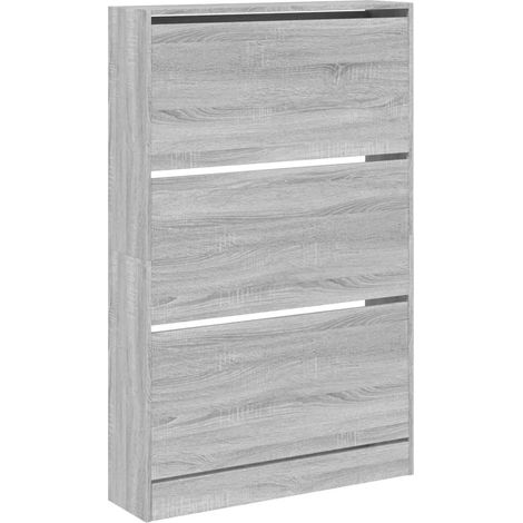 Zapatero Sonoma 80 x 21 x 125,5 cm madera de ingeniería gris 020043432 (1/5)