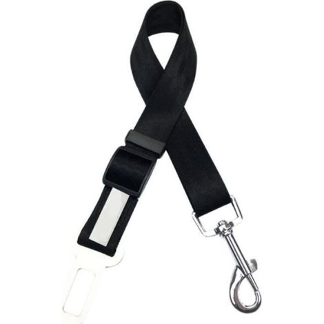 Laisse De Sécurité Pour Chien - Nylon - Ajustable 40 À 70 Cm - Largeur 2,5 Cm - Pour Voiture (1/4)