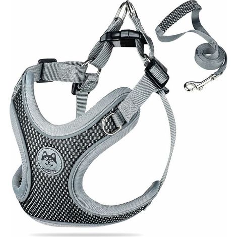 Harnais Chien Harnais Anti Traction pour Chien Harnais pour Chien Petite Rglable Respirant(S) (1/5)