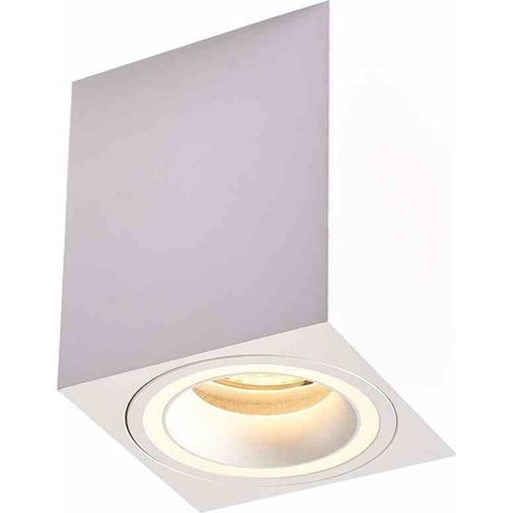 Faretto soffitto Eko-Light BIMA Ring quadrato bianco GU10 (1/4)