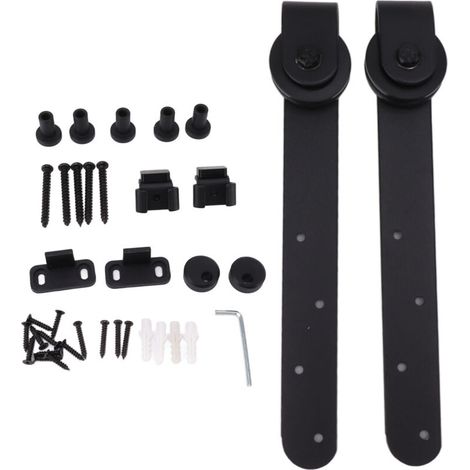 Barn Door Pulley Set, for Mini Hardware Slide, Steel Repair Kit for Classic Patio Heater Spare Parts (1/5)
