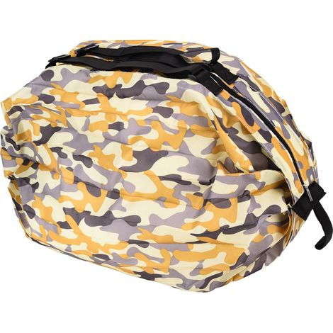Hochwertige Aufbewahrungstasche, wasserdichte Reisetasche, faltbar, gelb-tarnfarben, mit Schultergurt, tragbar, tragbar, faltbar (1/5)