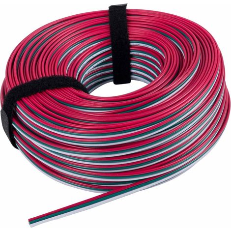 Barcelona Led – Câble de connexion pour ruban LED CCT 12-24V – 3 fils flexible et durable – Rouleau de 6 mètres pour projets d'éclairage