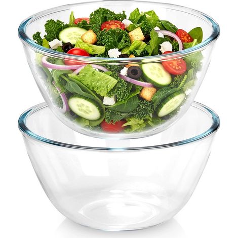 Servierschussel set aus glas 17 cm 1 l 2 teilig 221860826 (1/5)