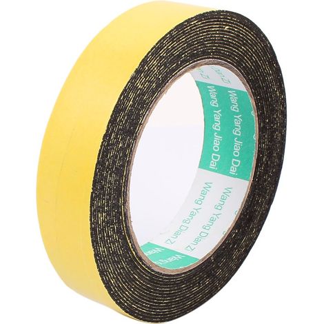 25 mm x 1 einseitiges selbstklebendes, stoßfestes Schwammschaumband mit einer Länge von 5 Metern (1/3)