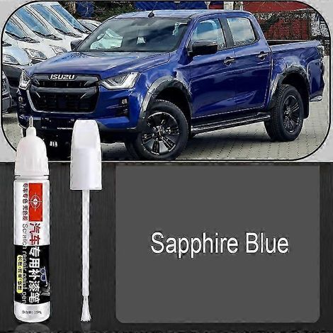 Stylo de retouche peinture (Bleu saphir) compatible avec Isuzu D-MAX 2024 - Accessoire d'entretien pour peinture automobile (1/5)