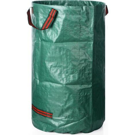 Sac pour jardin et déchets végétaux 45x76 cm vert militaire - Lot de 50 sacs robustes pour feuilles, fleurs, branches et déchets divers (1/5)