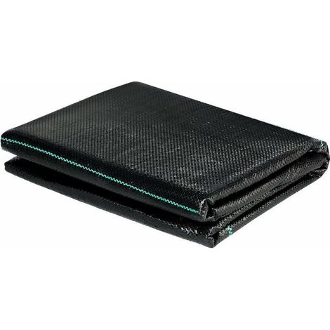 Telo agricolo per pacciamatura – geotessile nero impermeabile, resistente ai raggi UV e alle radici, 2 m × 5 m – ideale per giardino, orto e paesaggistica