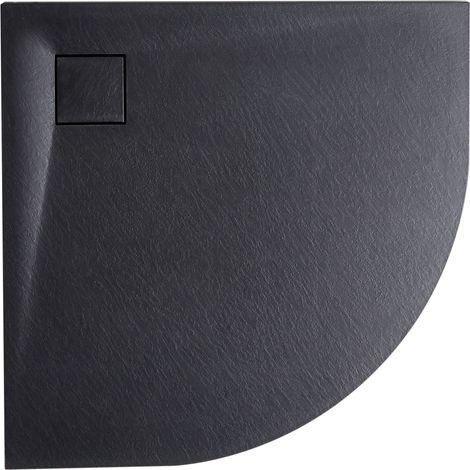 Shower Tray PARON 900 x 900 x 30 mm Black