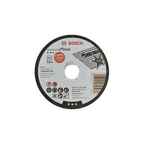 Bosch Disco di Taglio per Acciaio Inox - 115mm
