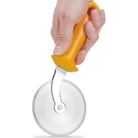 Rotella per tagliare la pizza, diametro 97 x 240 mm - arancione (1/3)