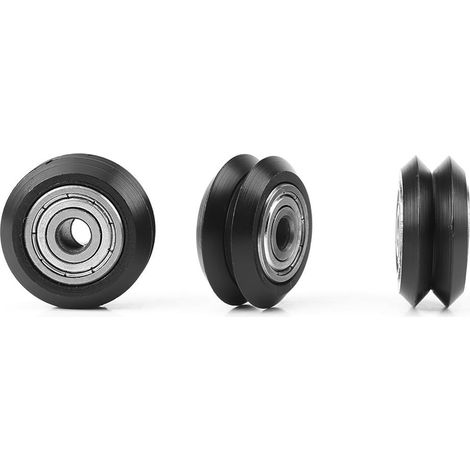 20 roues à gorge en V avec alésage de 5mm et roulements 625, accessoires pour imprimantes 3D CNC (1/5)