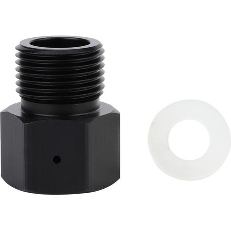 Adaptateur de cylindre CO2 noir pour régulateur de bière en fût et aquarium W21.8 (1/5)