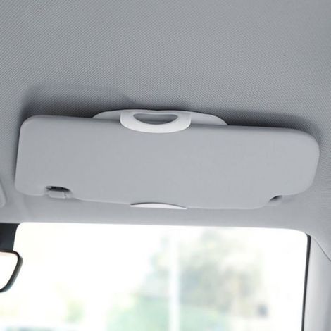 Miroir De Maquillage LED Pour Pare-Soleil De Voiture - Verre ABS - Éclairage Tactile - Pour Conduite Nocturne - 1 Pièce (1/5)
