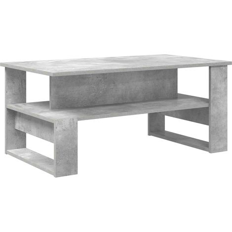 Maison Exclusive - Tavolino da salotto Grigio cemento 90 x 50 x 40 cm