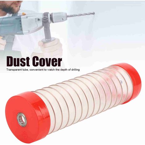 Cache anti-poussière en plastique FCM210 pour marteau électrique, accessoire collecteur de poussière, poignée carrée rouge (1/5)