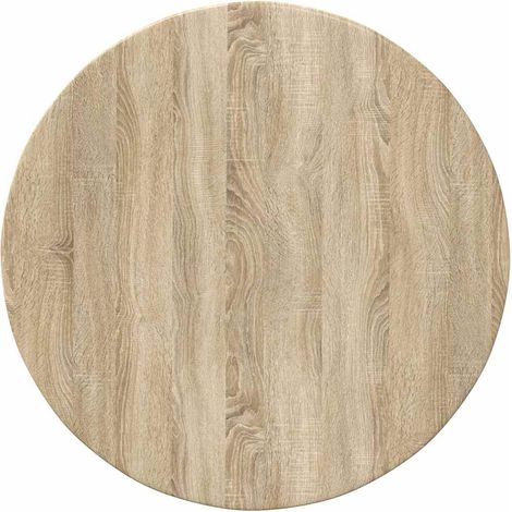 Maison Exclusive - Tischplatte Sonoma-Eiche Ø 60 x 1,5 cm Holzwer (1/5)