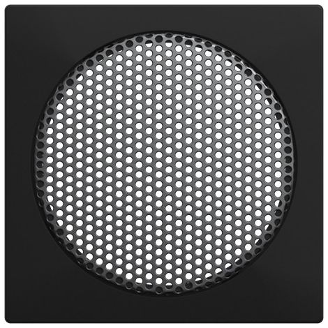 Busch-Jaeger Plaque centrale haut-parleur noir mat - Busch-balance® SI (8253-915), 2CKA008200A0294