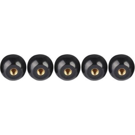 5 pièces noir bakélite boule levier bouton cuivre Insert M12 40 remplacement de Machine-outil (1/5)