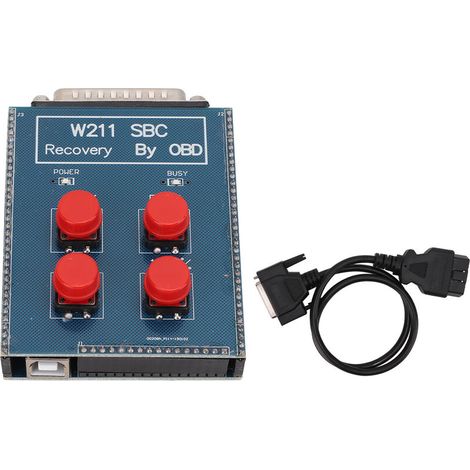 Jeffergarden Outil de réinitialisation OBD2 SBC, dispositif de réparation ABS en métal de remplacement pour Mercedes Benz W211 R230Blue-DOU