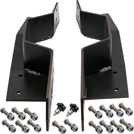 Kit de muesca en C atornillado for Chevy camioneta GMC 1963-1972 Marco trasero (1/5)