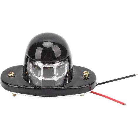 Feu de plaque d'immatriculation 24V 6 LED, ampoule de signalisation étanche pour remorque et camion (1/5)